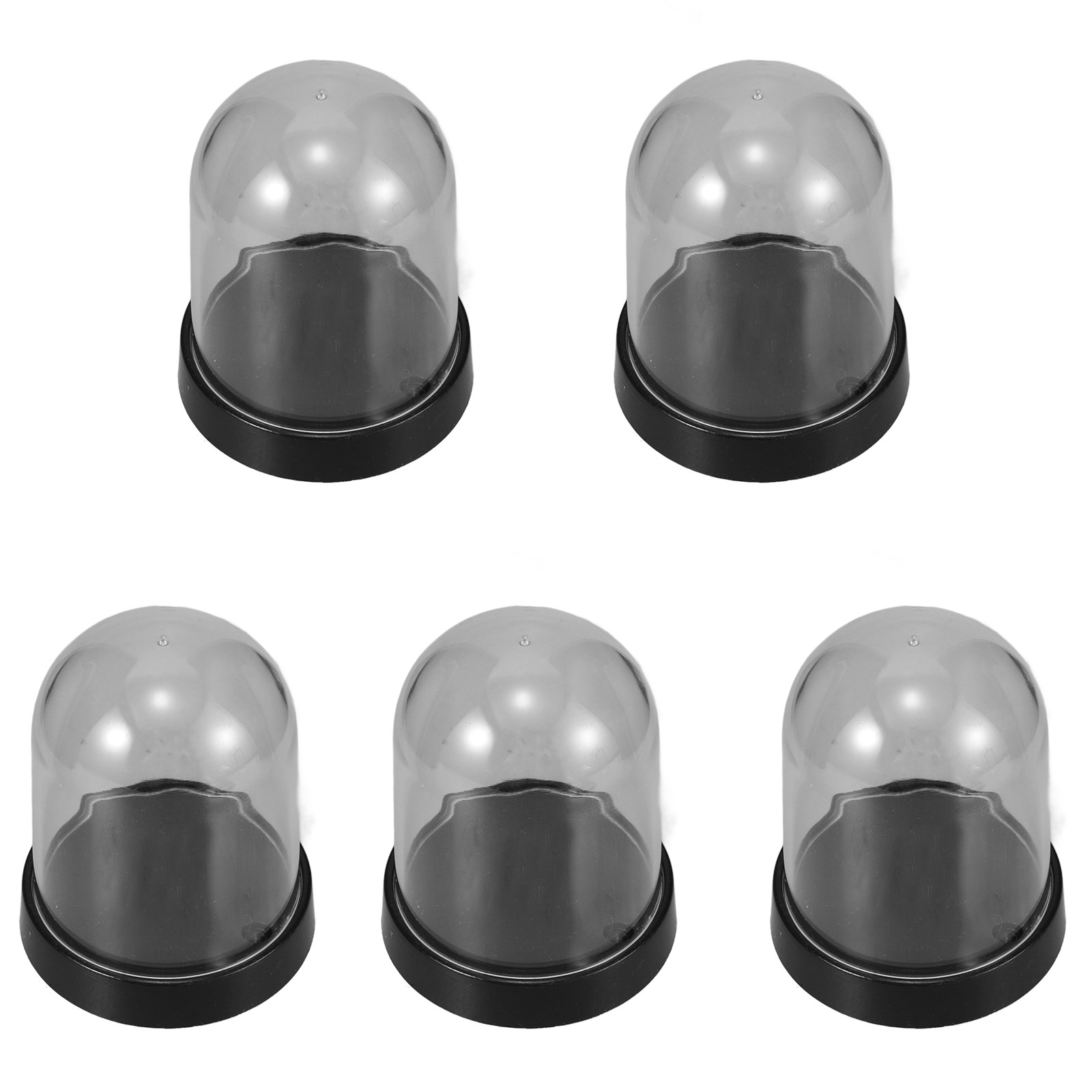 5Sets Clear Plastic Cloche Dom - đánh giá và giá Plastic Dome Clear